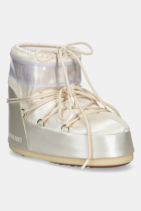 Moon Boot śniegowce MB ICON LOW PEARLY kolor srebrny 80D1409660 L020 - zdjęcie produktu nr 1