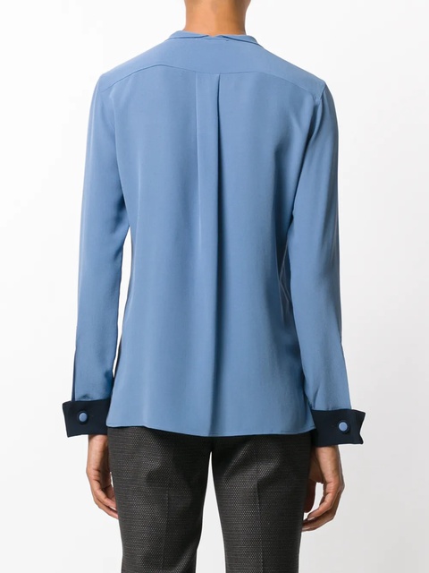 ETRO geometric detail tonal shirt - Blue - zdjęcie produktu nr 2