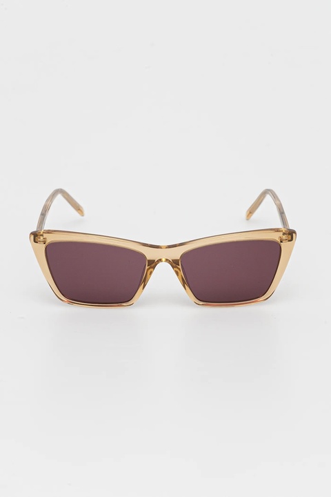 Saint Laurent okulary przeciwsłoneczne damskie kolor beżowy SL 737 MICA THIN - zdjęcie produktu nr 2