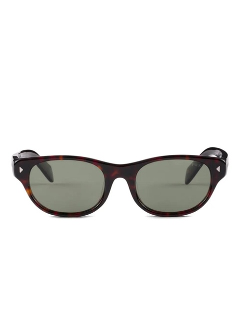 Prada Eyewear oval-frame sunglasses - Black - zdjęcie produktu nr 1
