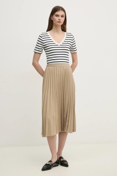 Tommy Hilfiger t-shirt bawełniany damski kolor biały WW0WW40584 - zdjęcie produktu nr 2