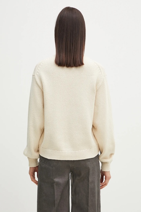 Kenzo sweter wełniany x Verdy damski kolor beżowy ciepły FF52PU4913CX.02 - zdjęcie produktu nr 2