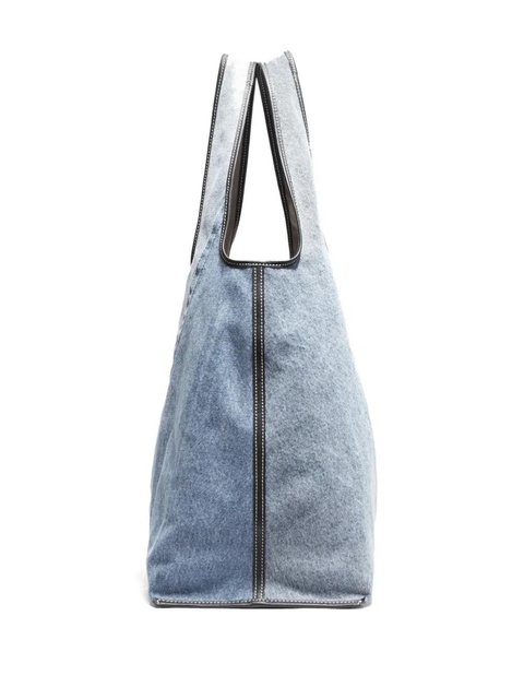 3.1 Phillip Lim Market denim tote bag - Blue - zdjęcie produktu nr 2