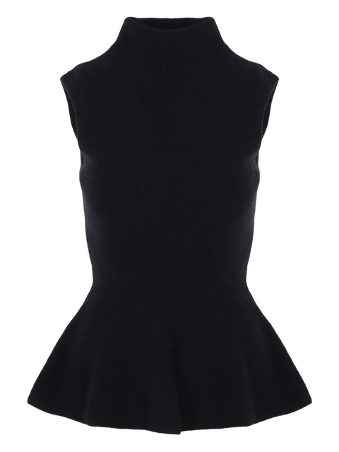 Róhe high-neck top - Black - zdjęcie produktu nr 1