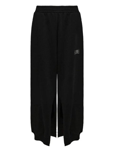 MM6 Maison Margiela cotton track pants - Black - zdjęcie produktu nr 2