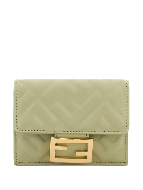 FENDI leather wallet - Green - zdjęcie produktu nr 1