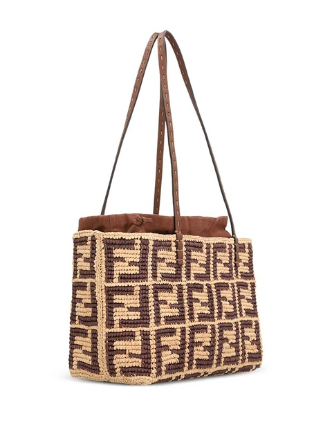 FENDI small logo tote bag - Neutrals - zdjęcie produktu nr 1