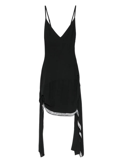 The Attico strapless embellished-hem mini dress - Black - zdjęcie produktu nr 1