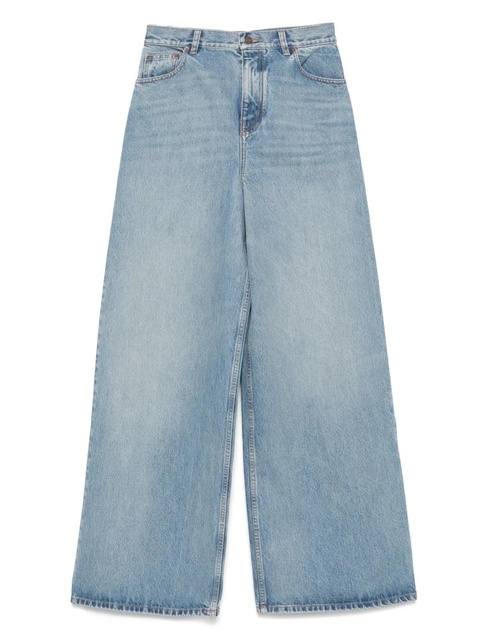 Chloé logo-patch jeans - Blue - zdjęcie produktu nr 1
