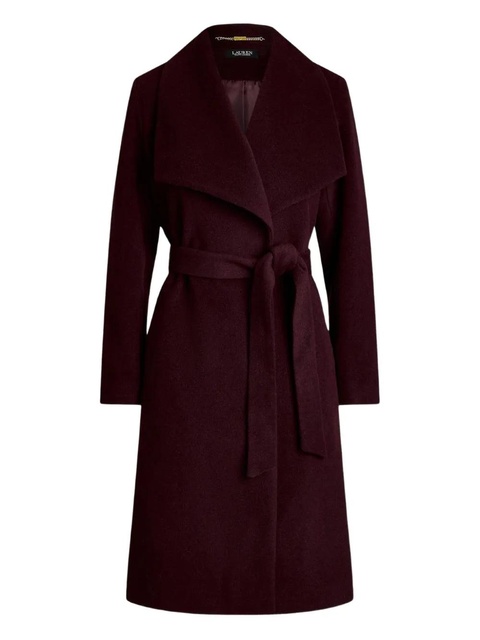 Lauren Ralph Lauren belted coat - Red - zdjęcie produktu nr 1