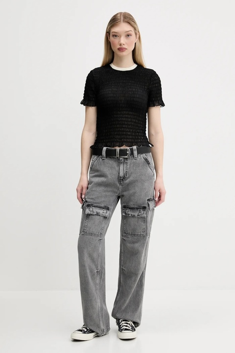 Guess Originals jeansy damskie high waist M5GA96 D4PIA - zdjęcie produktu nr 2