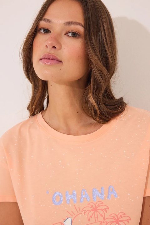 women'secret piżama damska kolor pomarańczowy 3132104 - zdjęcie produktu nr 2