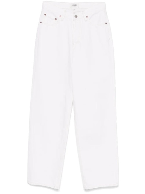 AGOLDE V-Waist Baggy jeans - White - zdjęcie produktu nr 1