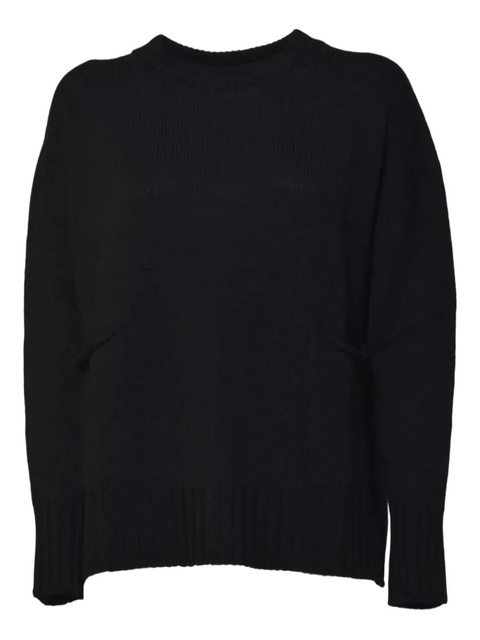 SOLOTRE crew-neck jumper - Black - zdjęcie produktu nr 1