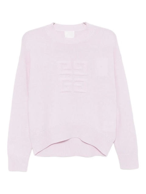 Givenchy logo-embroidered jumper - Pink - zdjęcie produktu nr 1