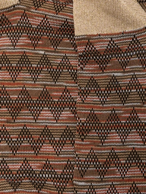 Missoni zigzag crew socks - Brown - zdjęcie produktu nr 2