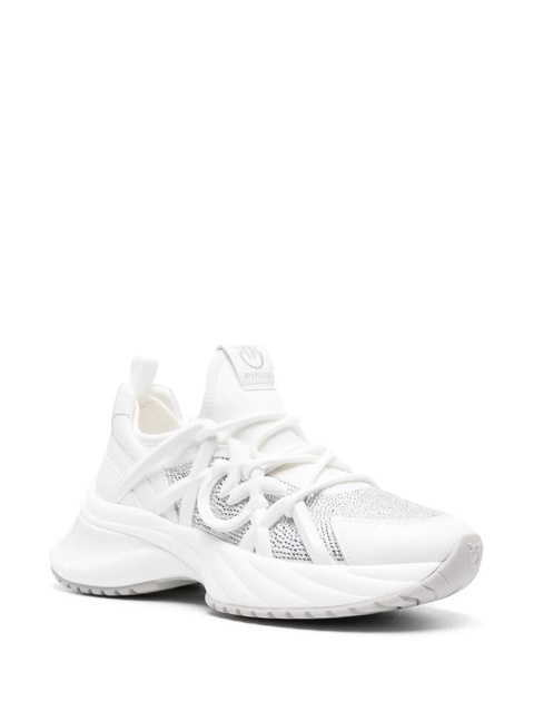 PINKO Love Birds-embellished sneakers - White - zdjęcie produktu nr 2