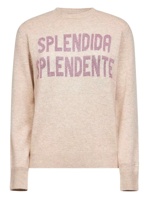 MC2 Saint Barth jacquard crew-neck sweater - Neutrals - zdjęcie produktu nr 1