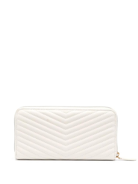 PINKO logo-plaque long quilted wallet - White - zdjęcie produktu nr 1