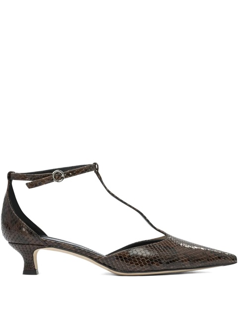 Aeyde Liz T-bar pumps - Brown - zdjęcie produktu nr 1