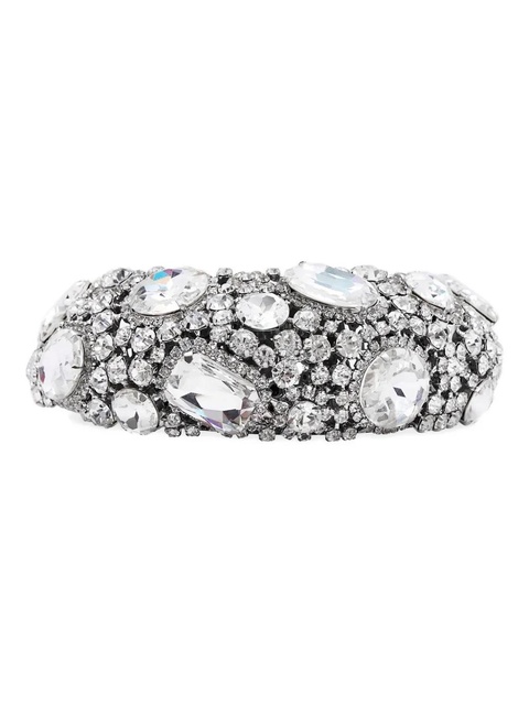 AREA crystal cluster choker necklace - Silver - zdjęcie produktu nr 2
