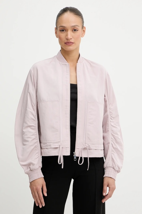 BOSS Orange kurtka bomber kolor różowy przejściowa 50540991 - zdjęcie produktu nr 1