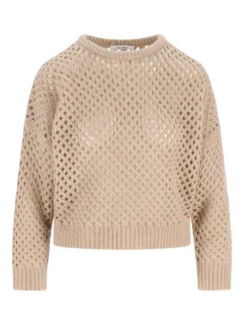 Max Mara lattice-knit sweater - Neutrals - zdjęcie produktu nr 1