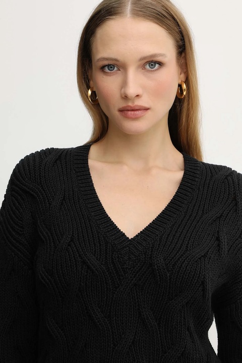 Armani Exchange sweter damski kolor czarny XW001771 AF16638 - zdjęcie produktu nr 2