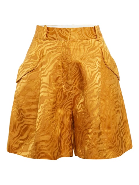 SANDRO pre-owned jacquard shorts - Orange - zdjęcie produktu nr 1