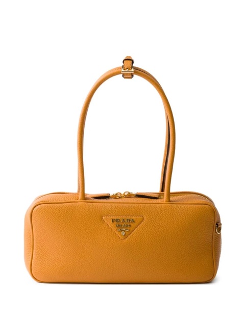 Prada medium leather shoulder bag - Orange - zdjęcie produktu nr 1