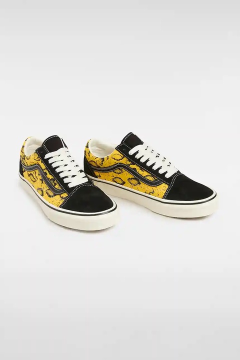 Vans tenisówki skórzane Old Skool kolor czarny VN000DB3Y231 - zdjęcie produktu nr 2