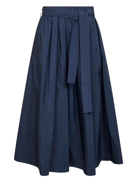 Weekend Max Mara self-tie pleated midi skirt - Blue - zdjęcie produktu nr 1