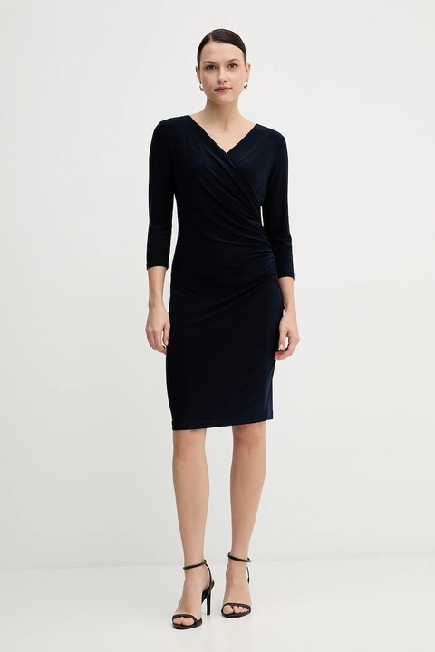 Joseph Ribkoff sukienka kolor granatowy mini dopasowana 233305 - zdjęcie produktu nr 1