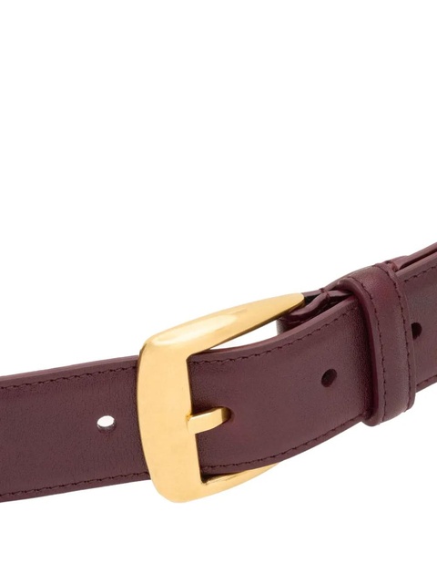 Saint Laurent buckle leather belt - Red - zdjęcie produktu nr 2