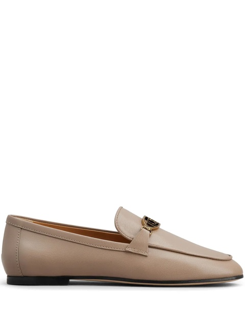 Tod's logo-plaque leather loafers - Neutrals - zdjęcie produktu nr 1