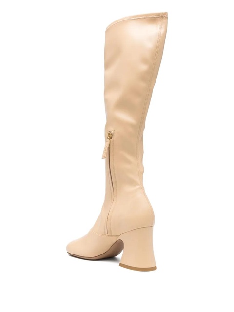 Chloé knee-high block-heel boots - Neutrals - zdjęcie produktu nr 2