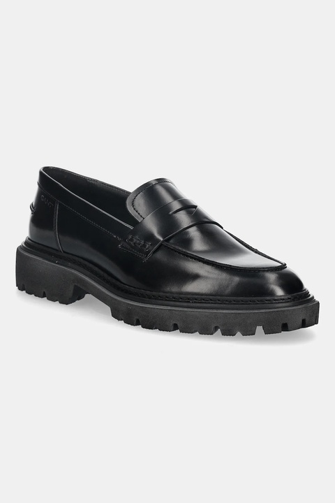 Gant mokasyny skórzane Ivyhill damskie kolor czarny na płaskim obcasie 31531117 - zdjęcie produktu nr 1