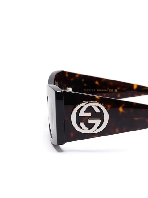Gucci Eyewear square-frame sunglasses - Brown - zdjęcie produktu nr 2