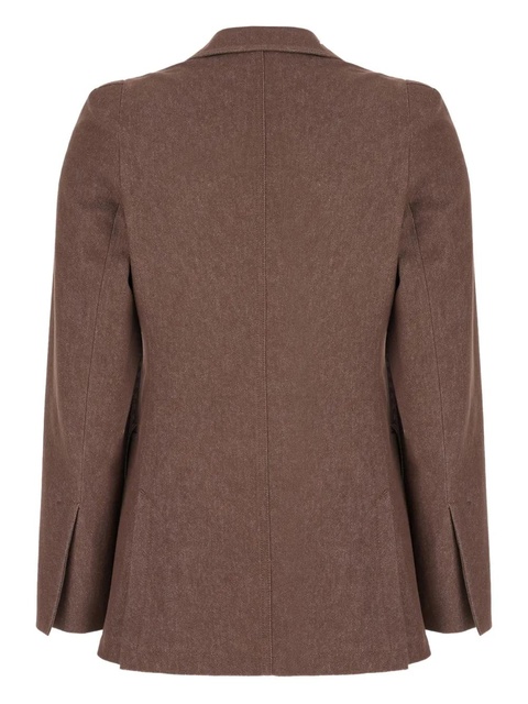 Max Mara cotton blazer - Brown - zdjęcie produktu nr 2