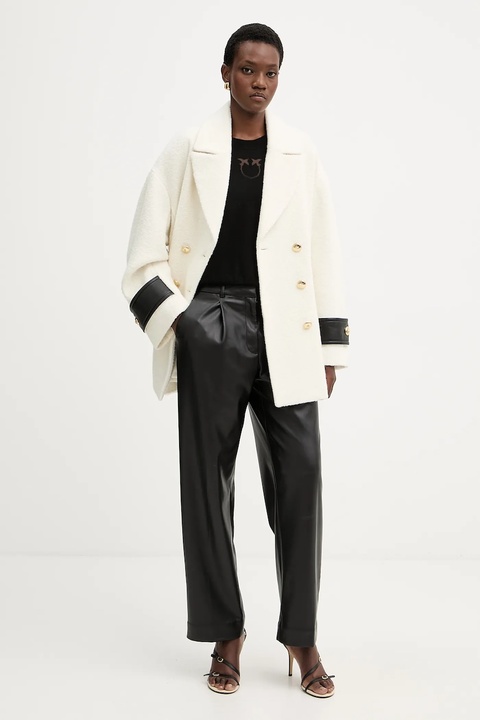 Pinko sweter damski kolor czarny lekki 105417 A18M - zdjęcie produktu nr 1