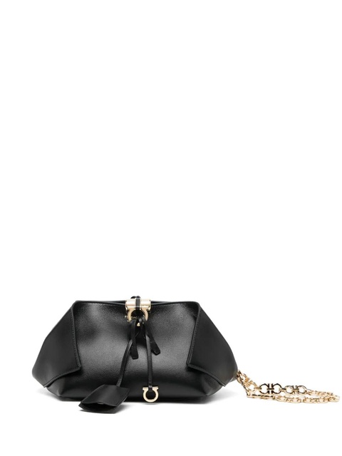 Ferragamo leather clutch bag - Black - zdjęcie produktu nr 1