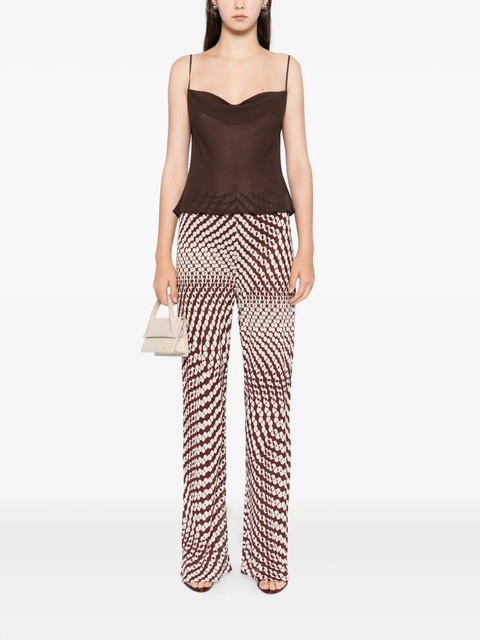 Reformation Gale trousers - Brown - zdjęcie produktu nr 1