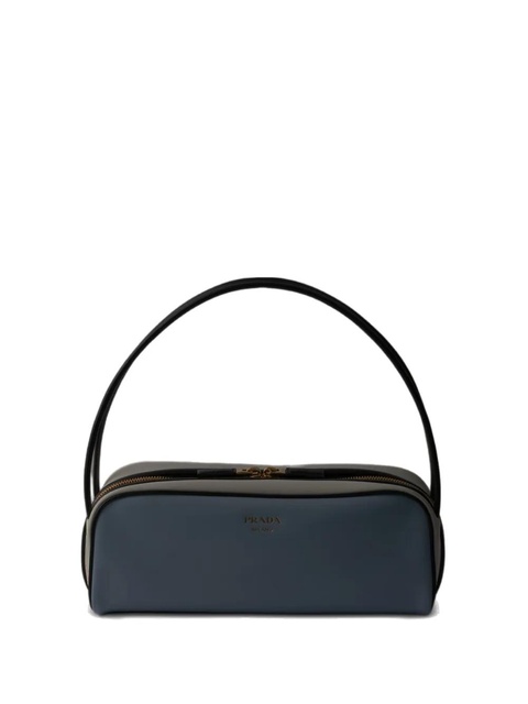 Prada Swing leather shoulder bag - Blue - zdjęcie produktu nr 1