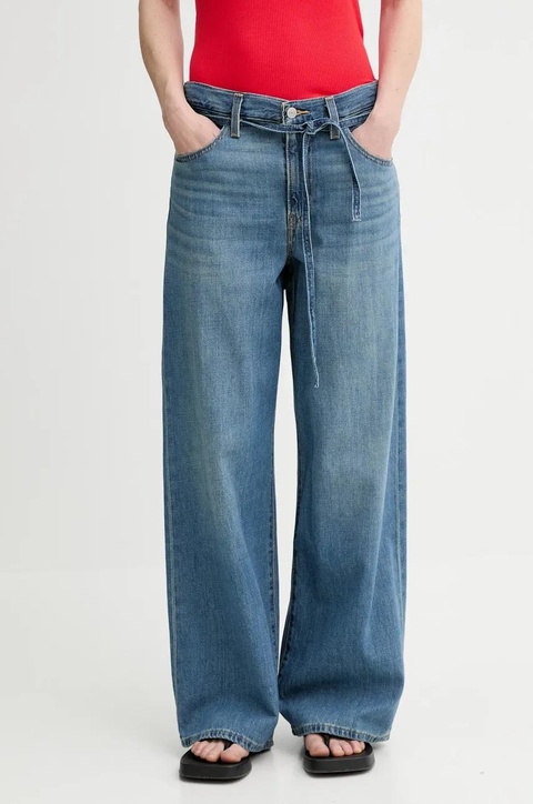 Levi's jeansy damskie medium waist XL STRAIGHT - zdjęcie produktu nr 1