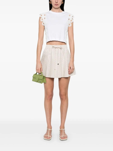 SANDRO rhinestone-embellished mini skirt - Green - zdjęcie produktu nr 2