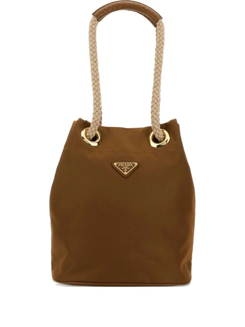 Prada Re-Nylon Mariner rope-handle bucket bag - Brown - zdjęcie produktu nr 1