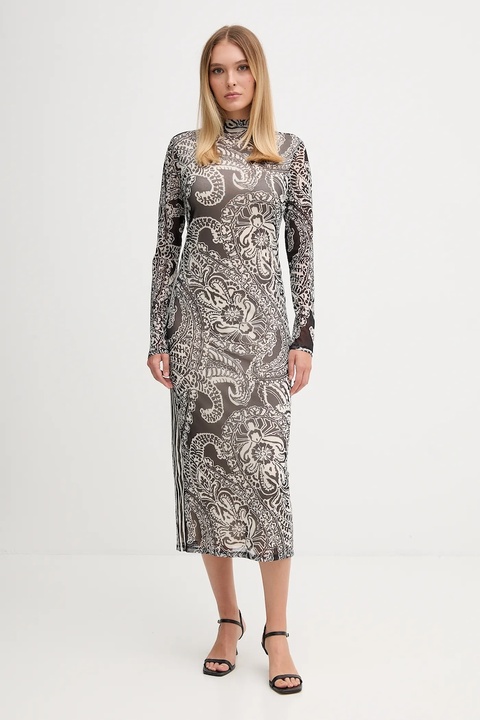 Marc Aurel sukienka kolor czarny midi dopasowana 6574-7000-73868 - zdjęcie produktu nr 1