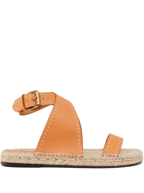 ISABEL MARANT Illya leather espadrilles - Brown - zdjęcie produktu nr 1