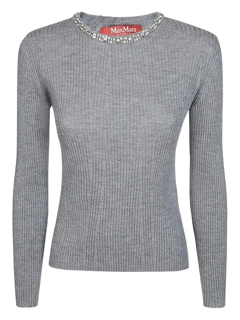 Max Mara Catone ribbed sweater - Grey - zdjęcie produktu nr 1