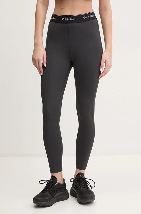 Calvin Klein Performance legginsy treningowe kolor czarny z nadrukiem LVGWS5L609 - zdjęcie produktu nr 1
